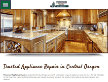 Tablet Screenshot of pinewoodappliancerepair.com